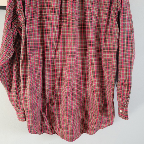 Ralph Lauren Yarmouth Plaid Button Down Shirt 16.5  34/35 - Picture 6 of 10